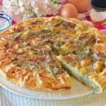 Torta salata con carciofi