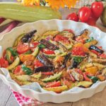 Peperoni melanzane e zucchine gratinate