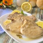 Braciola di maiale in padella al limone tenerisissima