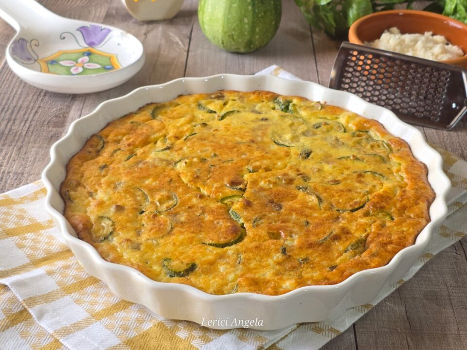 Frittata di zucchine e patate la ricetta perfetta alta e soffice