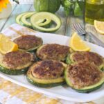 Anelli di zucchine grandi ripieni