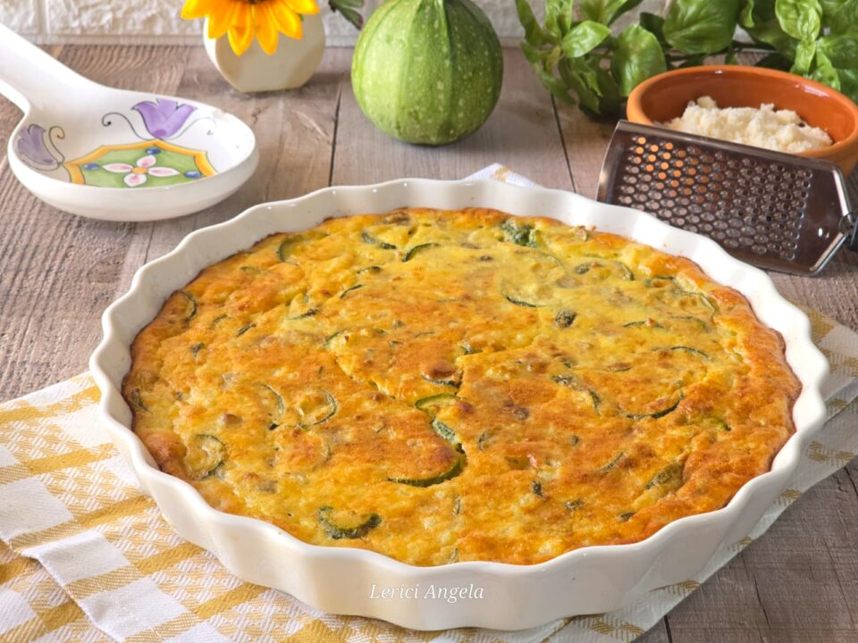 Frittata di zucchine e patate la ricetta perfetta alta e soffice