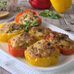 Medaglioni di peperoni ripieni