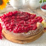 Torta ricotta e frutti di bosco rossi