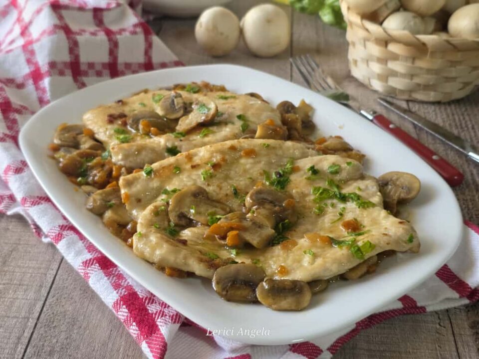 Scaloppine ai Funghi cremose che si Sciolgono in Bocca