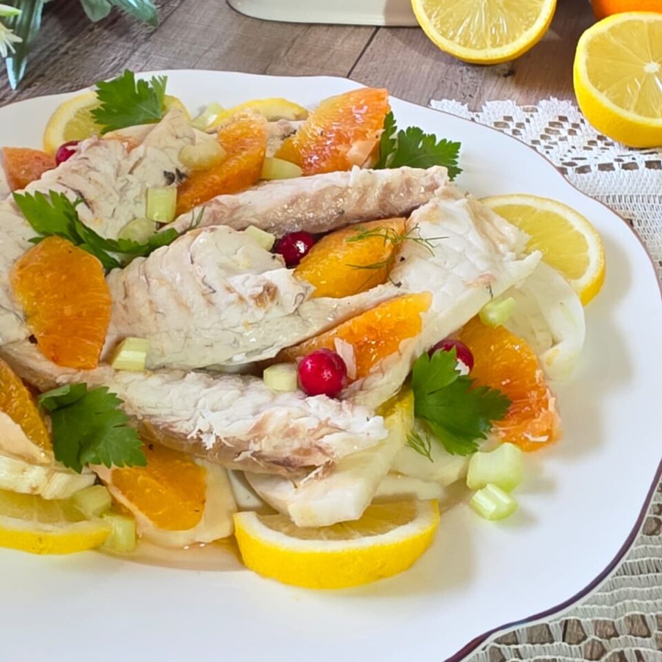 Insalata di Orata Arancia e Finocchio