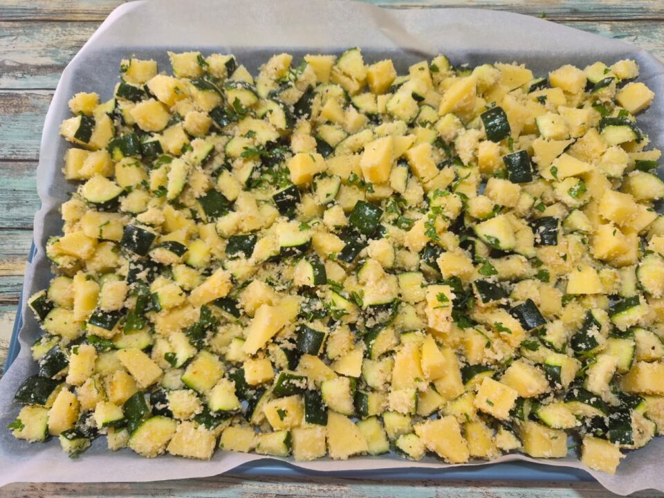 Patate e zucchine sabbiose semplici veloce