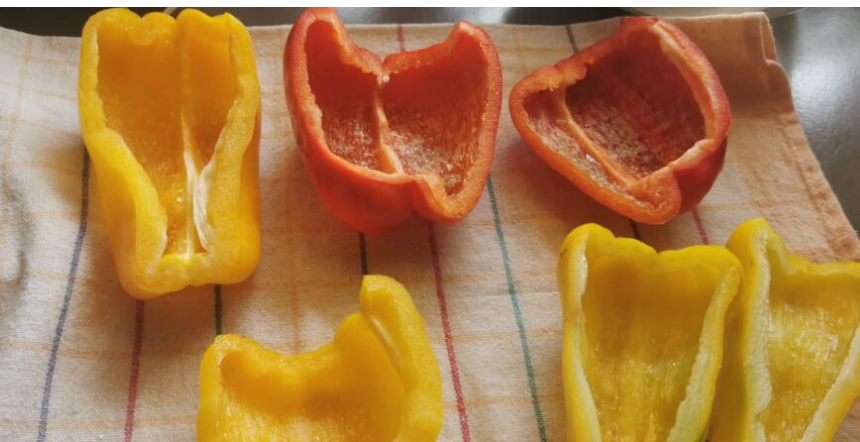 Peperoni ripieni facili cottura perfetta in forno friggitrice ad aria o microonde. Solo un secondo piatto completo e saporito.