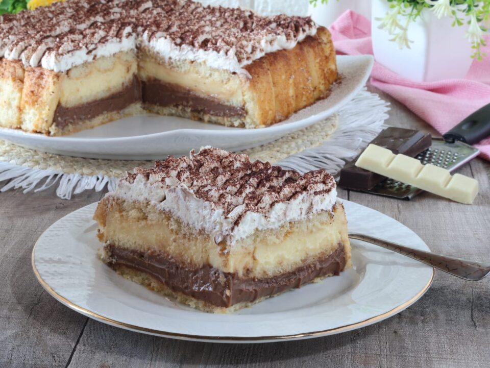 Mattonella Doppio Cioccolato il dolce senza forno Semplice e Golosa