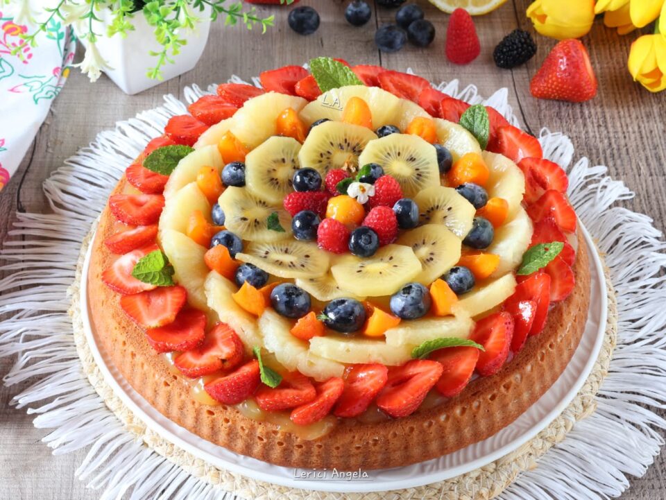 Crostata morbida alla frutta la ricetta furba con crema al limone
