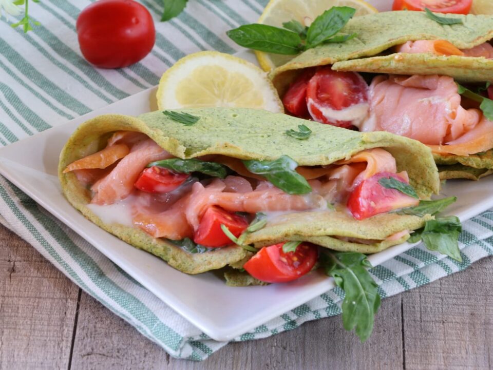 Prova le crespelle salmone e zucchine in meno di 20 minuti porti in tavola un piatto spettacolare