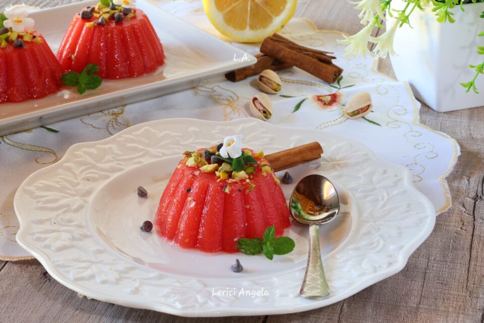 Gelo di melone o anguria ricetta facile e cremosa