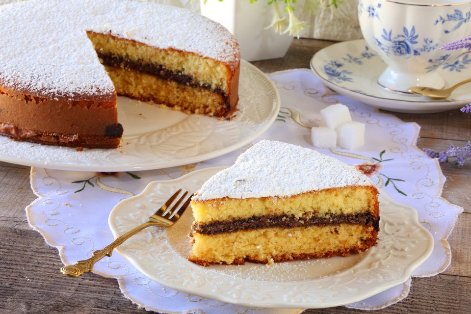 Torta Versata alla Crema di Nocciole