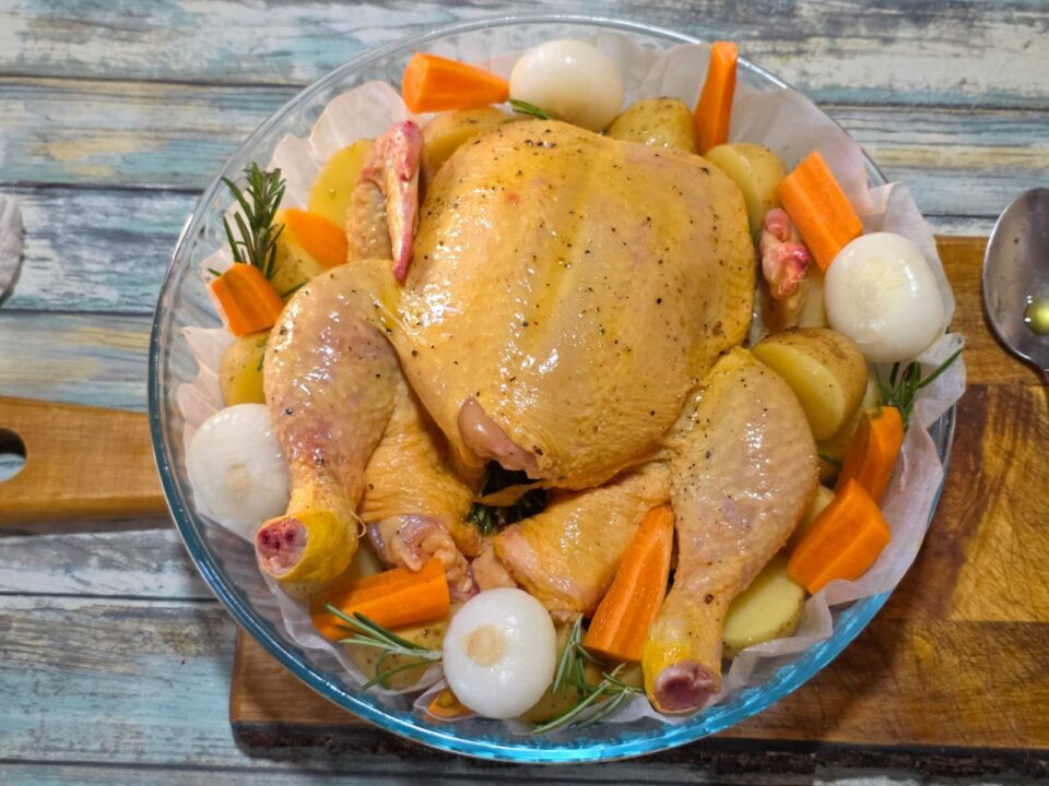 Il Pollo Arrosto Perfetto Pelle Croccante e Pollo Succoso