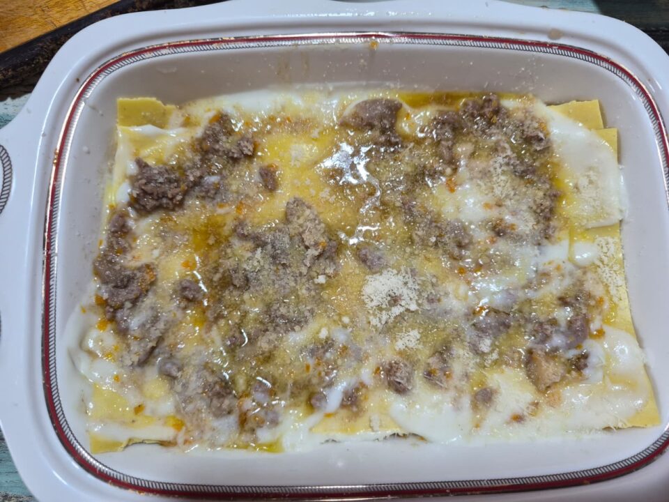 Lasagna Bianca cremosa avvolgente e profumata