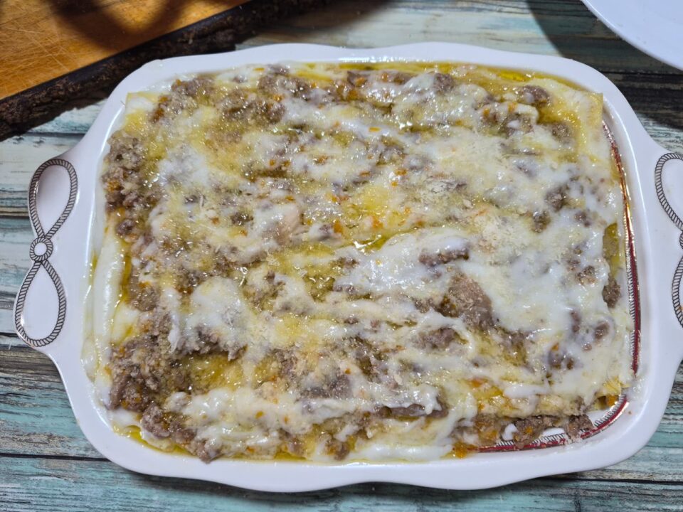 Lasagna Bianca cremosa avvolgente e profumata