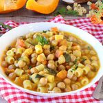 Minestra Cremosa di Ceci Zucca