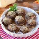 Funghi Ripieni Grattinati