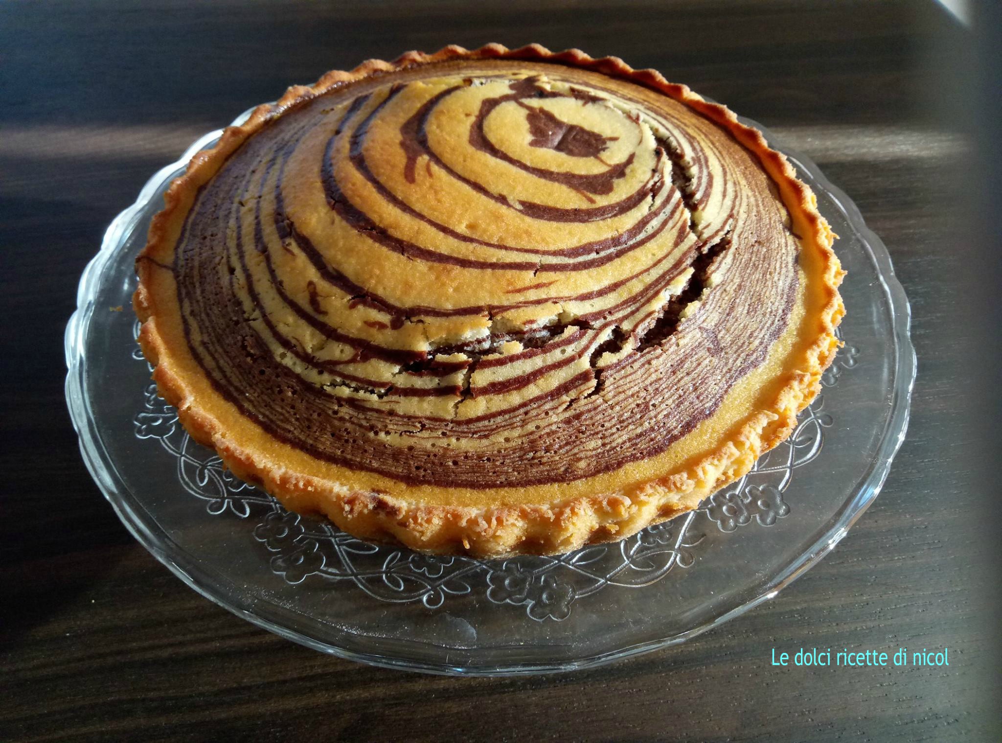 Torta Zebrata Le Dolci Ricette Di Nicol