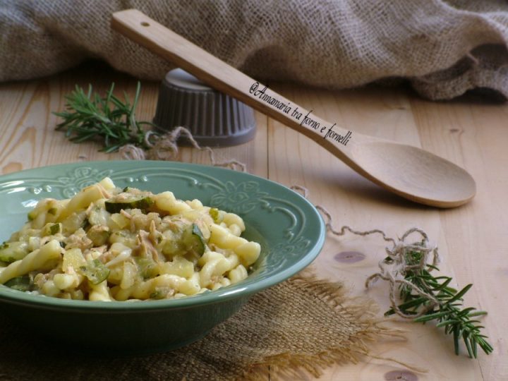 pasta cremosa zucchine tonno e patate