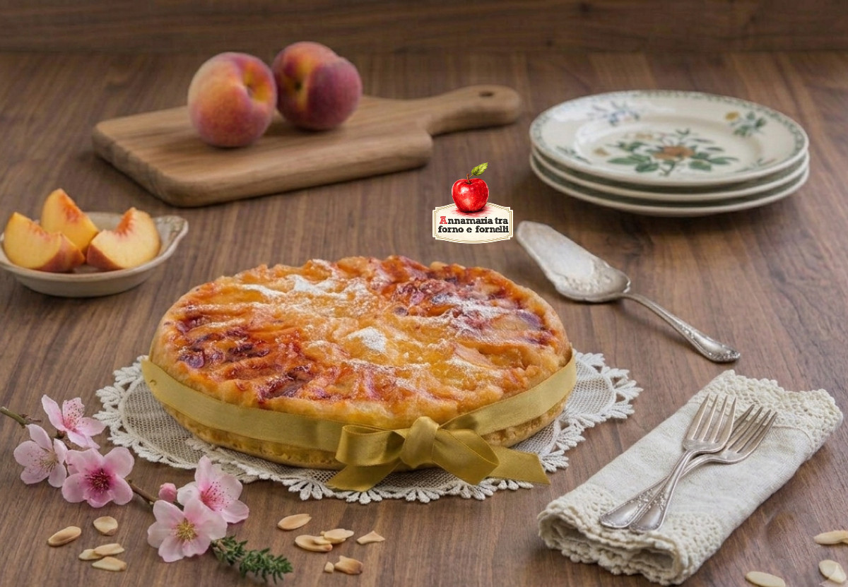 torta rovesciata alle pesche