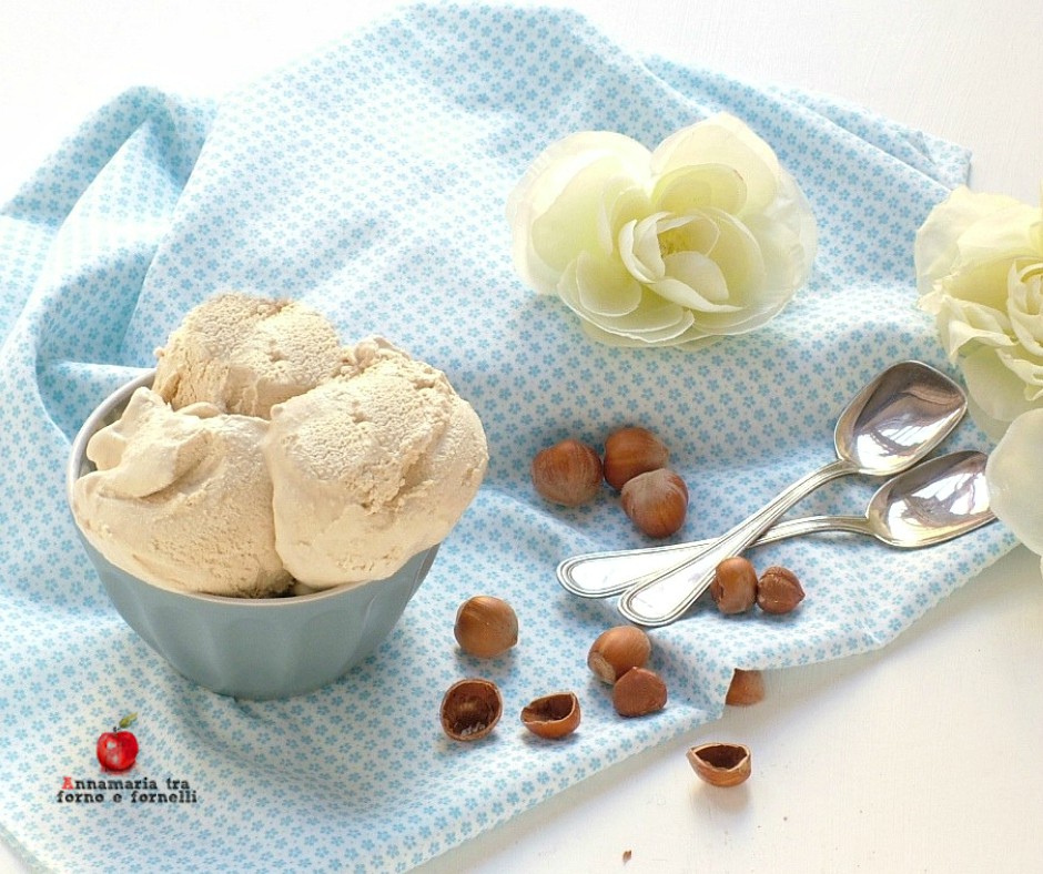 gelato gusto nocciola