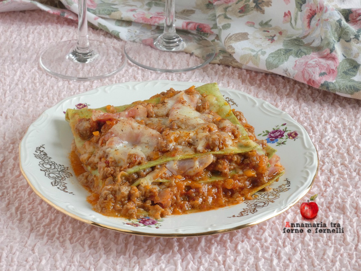 lasagne verdi al ragù