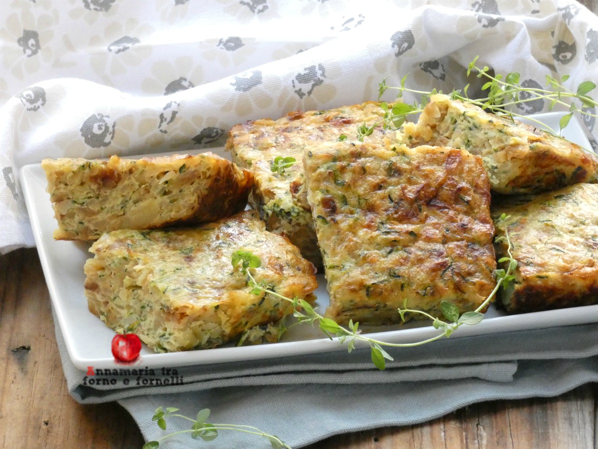 frittata al forno di zucchine e patate