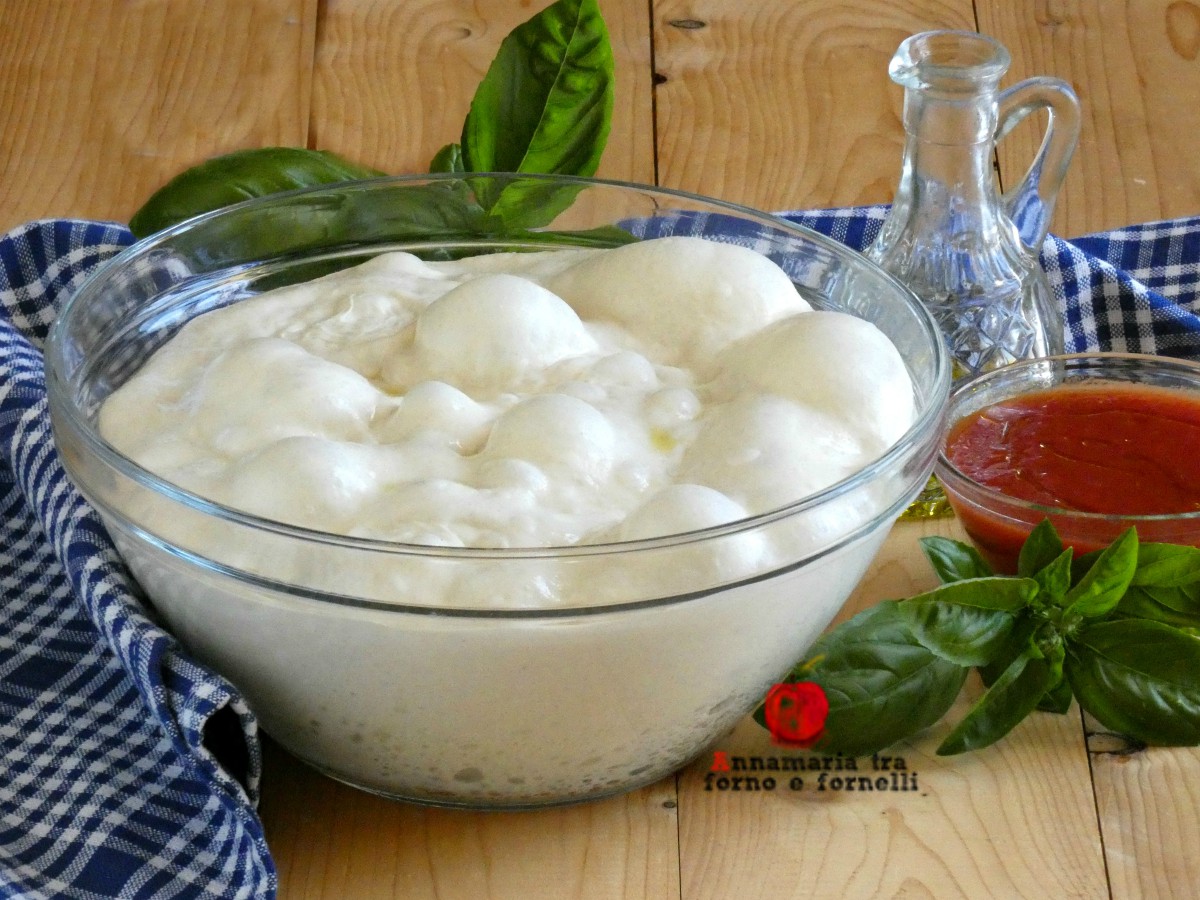 Impasto di Bonci per pizza a lunga lievitazione soffice come una nuvola.