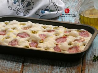 pizza soffice in teglia cruda