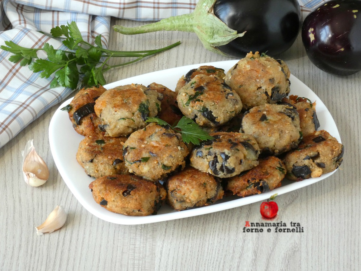 polpette con melanzane