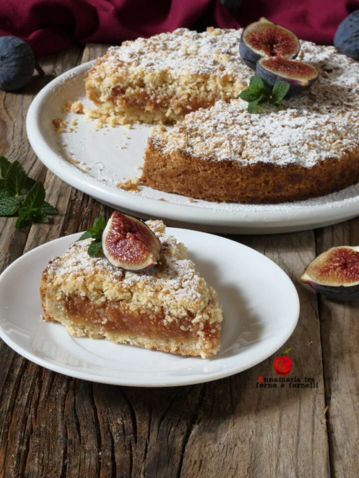 sbriciolata con ripieno di fichi