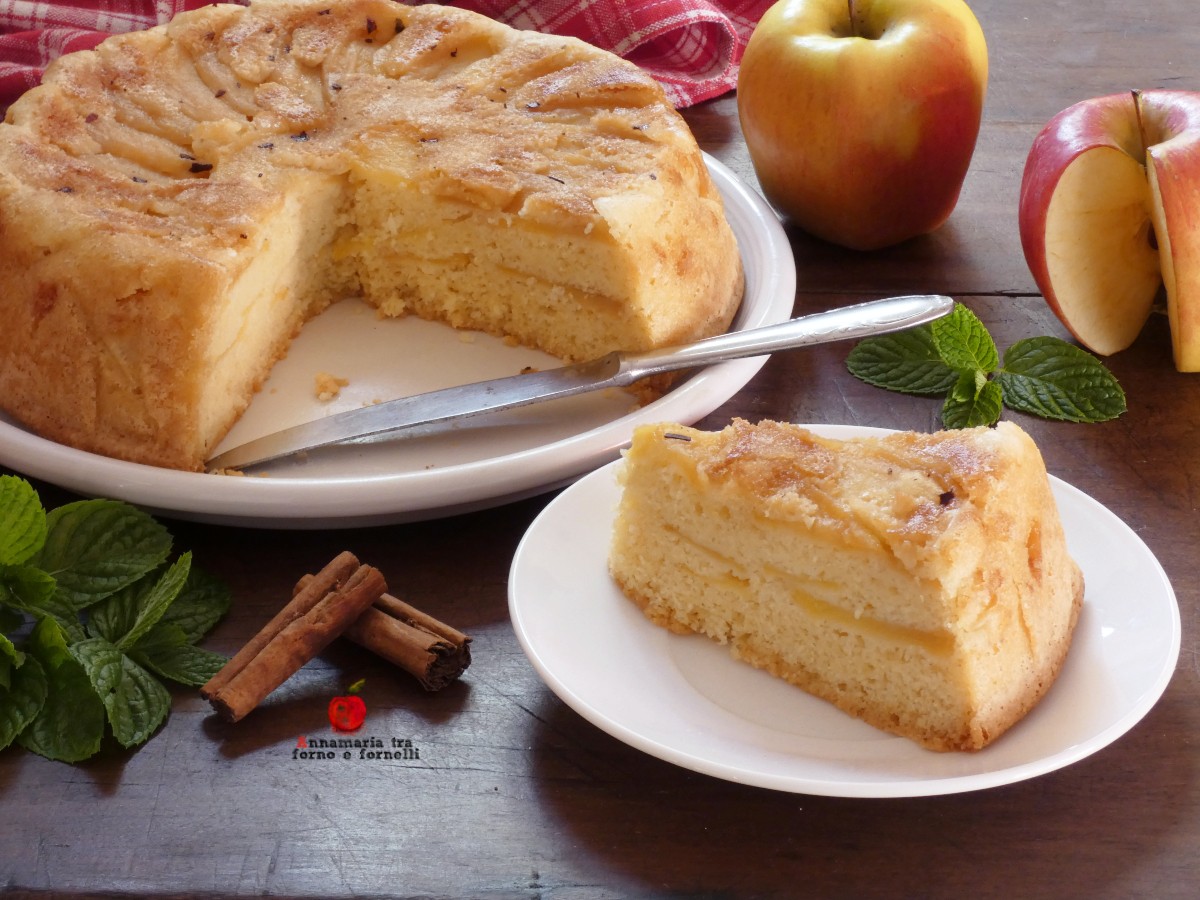 torta di mele rovesciata