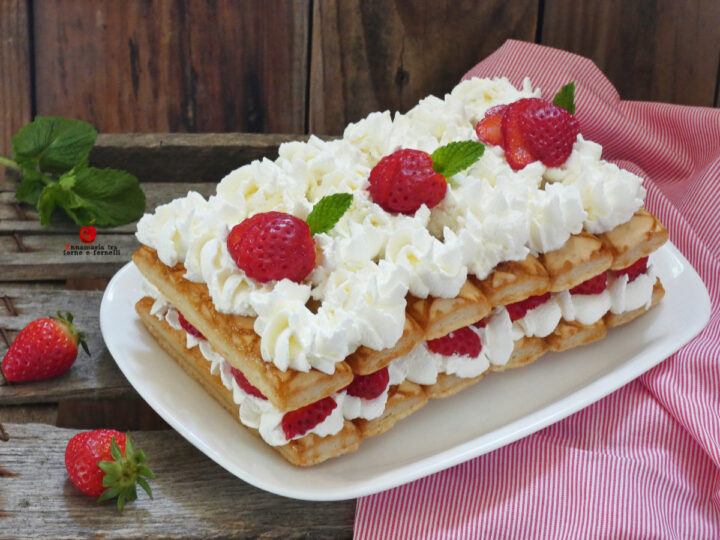sfogliatine con fragole e panna