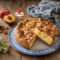 Torta rustica alle pesche con mandorle