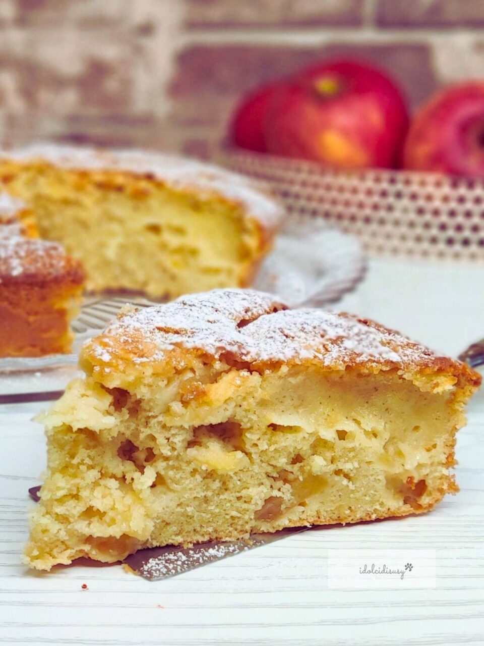 Torta di mele senza burro soffice e facile