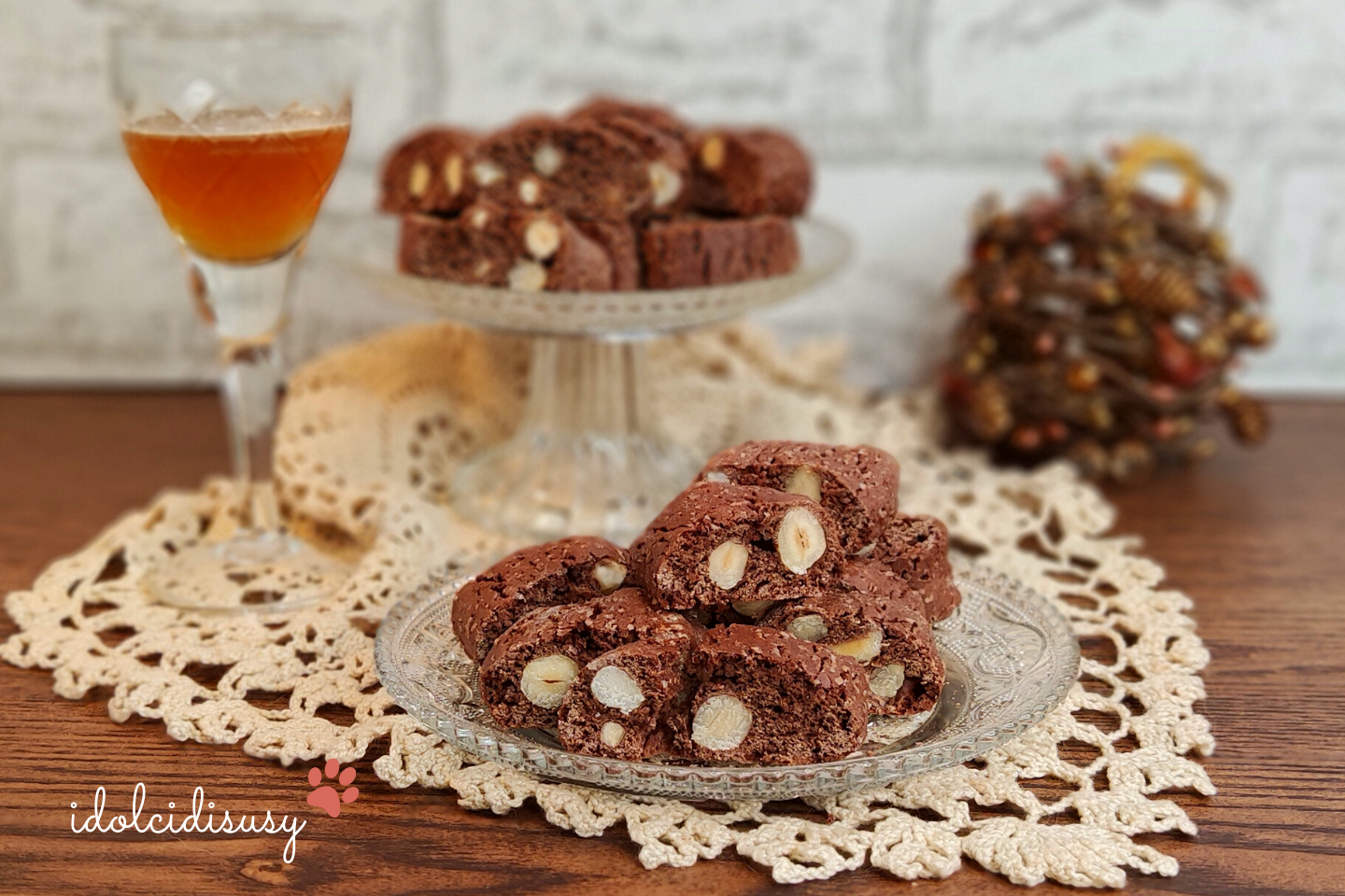 idolcidisusy frutta secca oleosa cantucci al cacao e nocciole