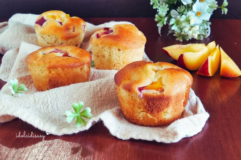 idolcidisusy Muffin alle pesche e yogurt