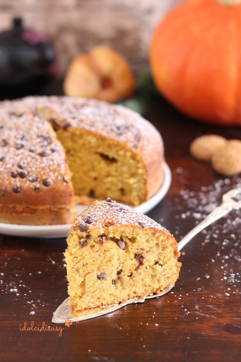 Torta di zucca e amaretti