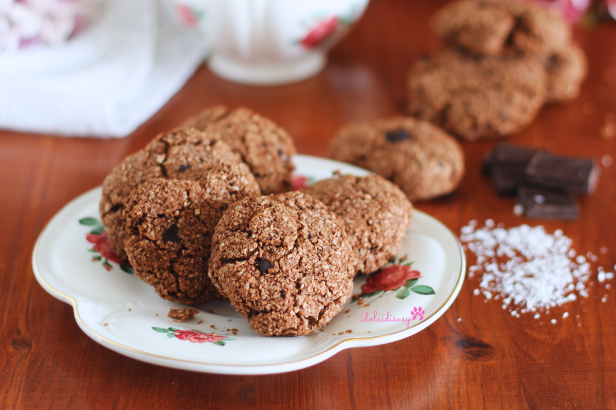 idolcidisusy Biscotti al cioccolato e cocco - senza zucchero