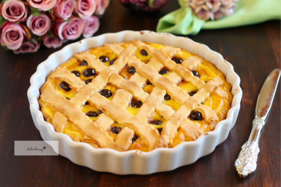 Crostata crema e amarene: crostata Amalfitana