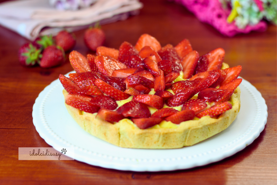 idolcidisusy Crostata di fragole fresche con crema
