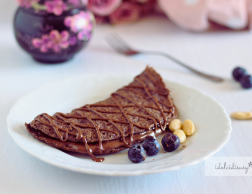 Crepe al cacao senza zucchero