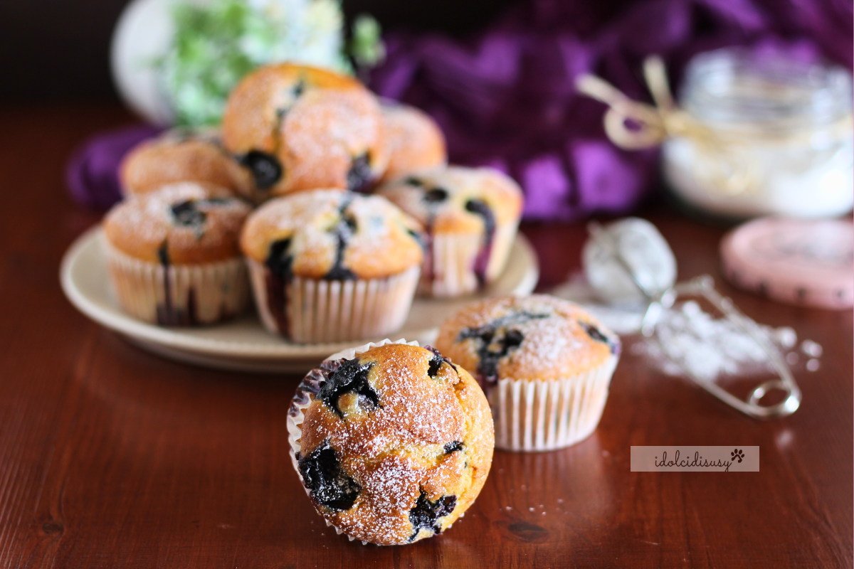 idolcidisusy Muffin mirtilli e yogurt
