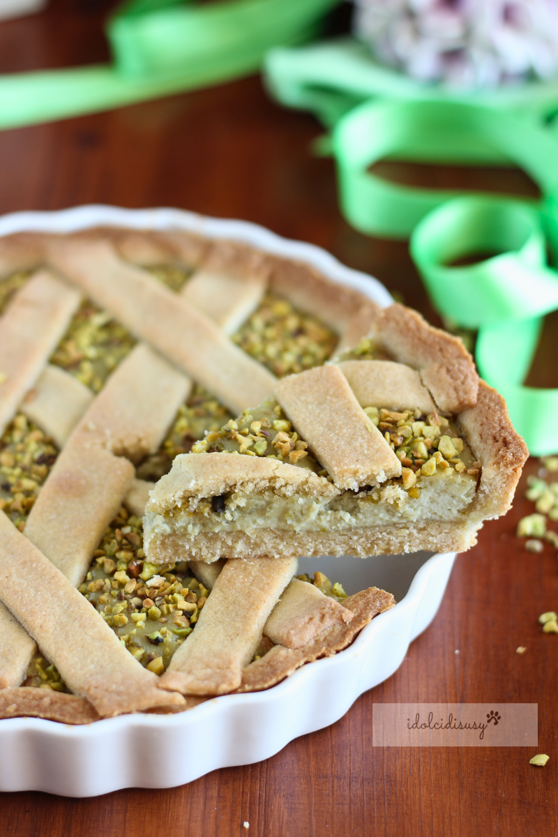 idolcidisusy Crostata di ricotta al pistacchio