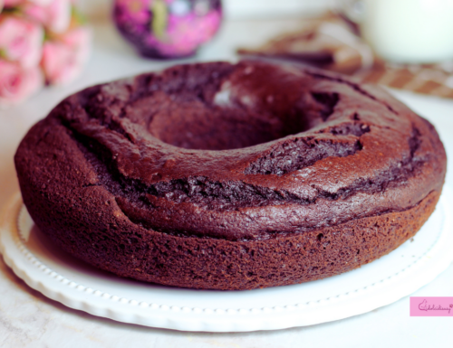Ciambella soffice panna e cacao