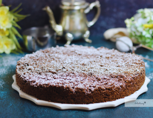 Sbriciolata ricotta e cioccolato al cacao