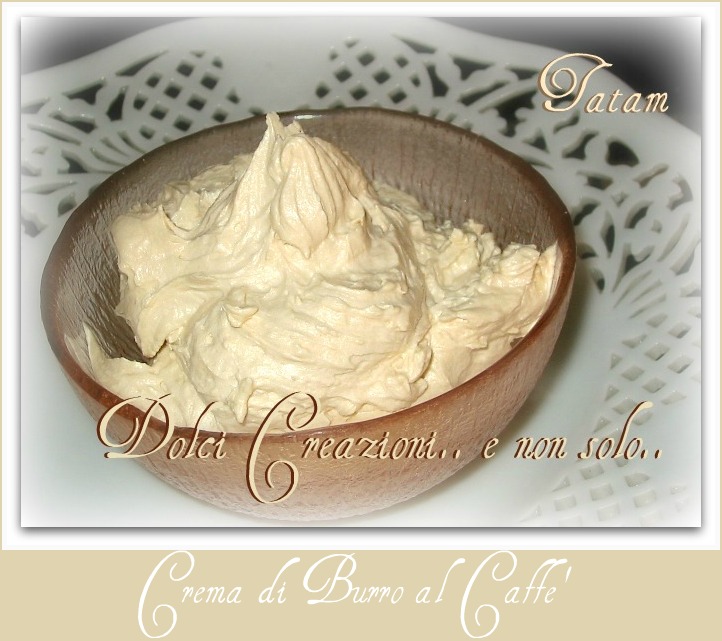 Crema di Burro al Caffe' | ricetta senza uova