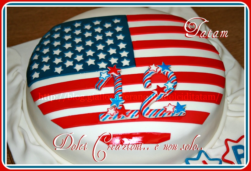 american flag cake 1