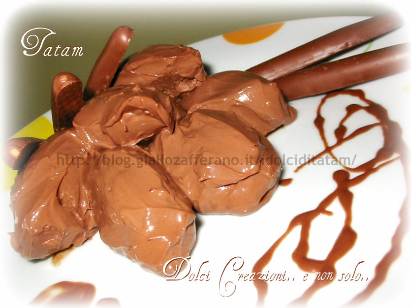Crema Namelaka al cioccolato fondente